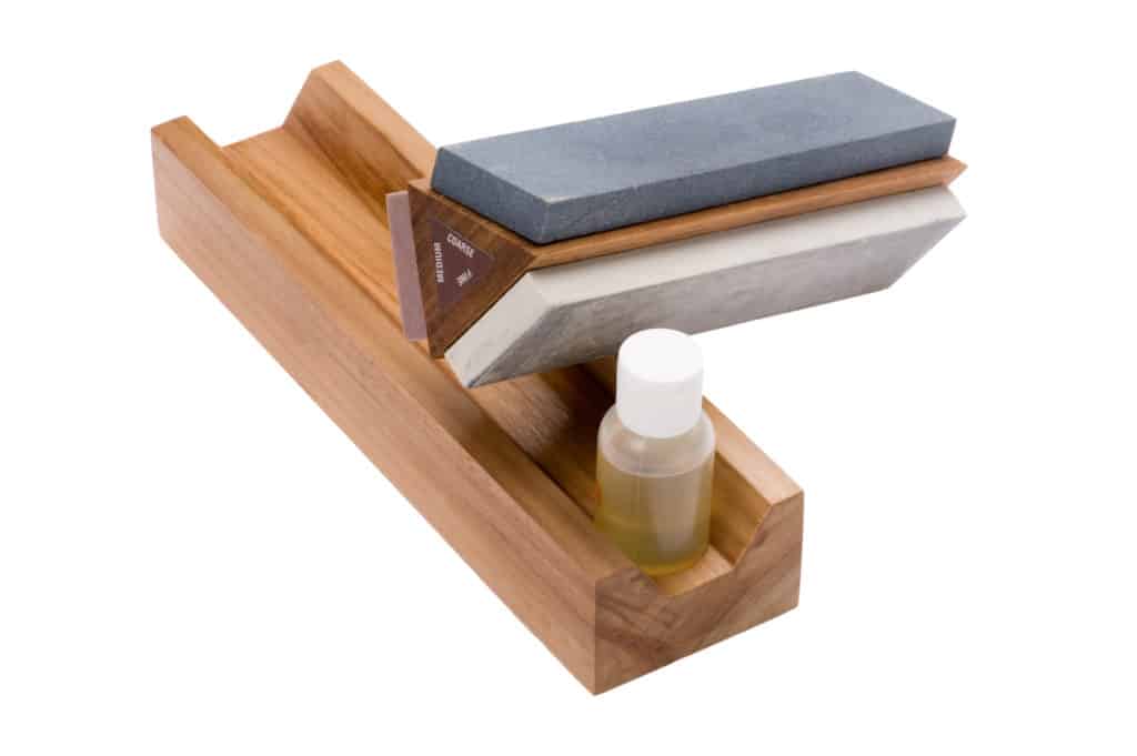 Lubricating A Sharpening Stone