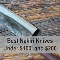 Best Nakiri Knife Under $100 and $200