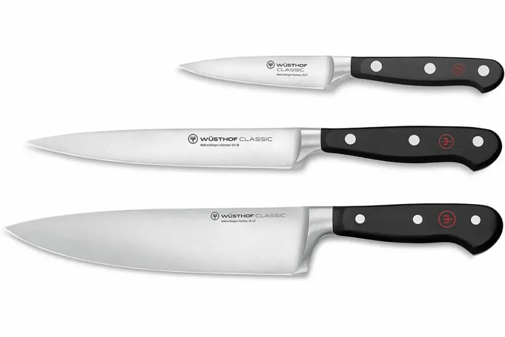 Wusthof Classic 3-Piece Chef's Knife Set