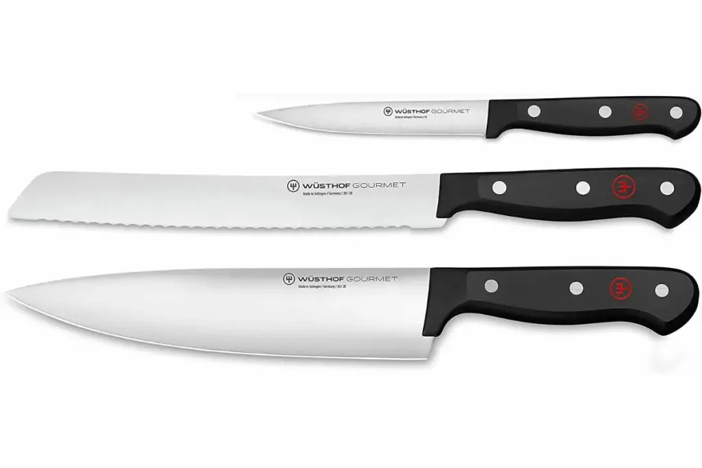Wusthof Gourmet 3-Piece Chef's Knife Set