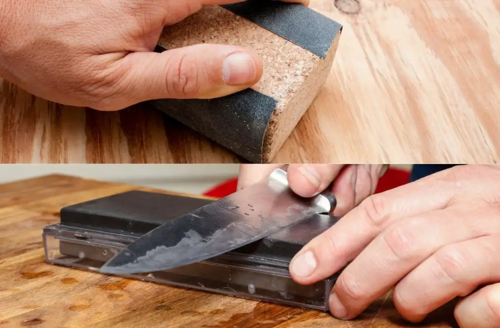 Differences Between Whetstone And Sandpaper