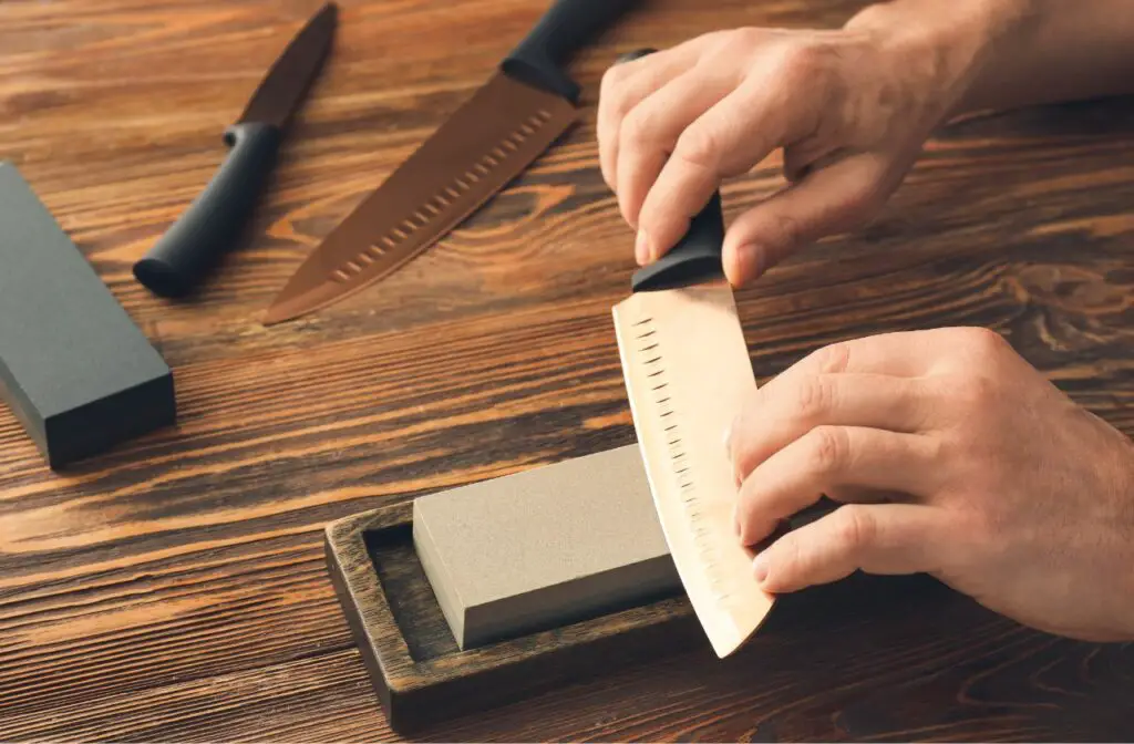 How To Sharpen A Stainless Steel Knife With A Whetstone