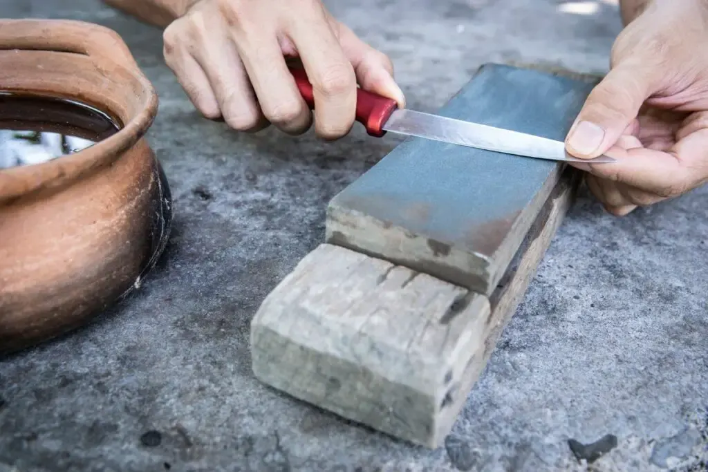 How Do You Hold A Sharpening Stone In Place?